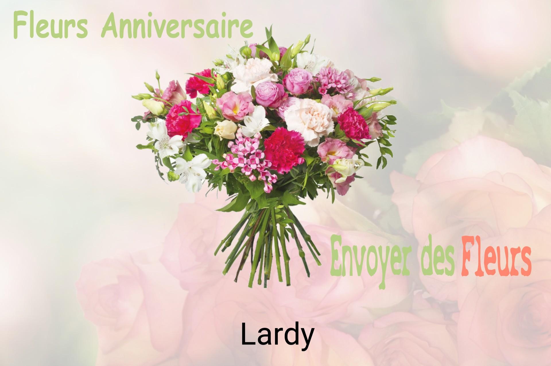 Bouquet de fleurs d’anniversaire livré à Lardy