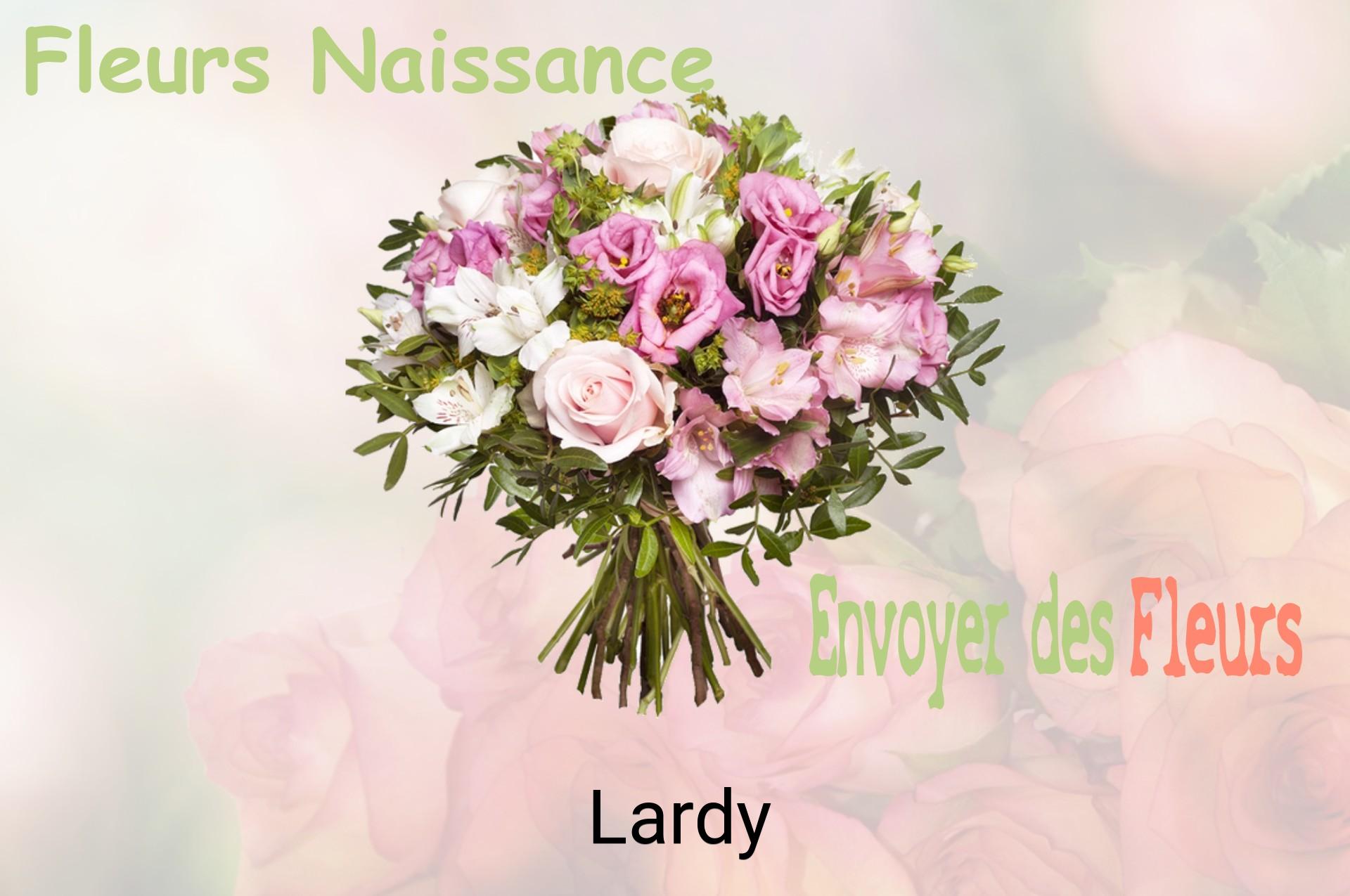 Bouquet de fleurs de naissance livré à Lardy